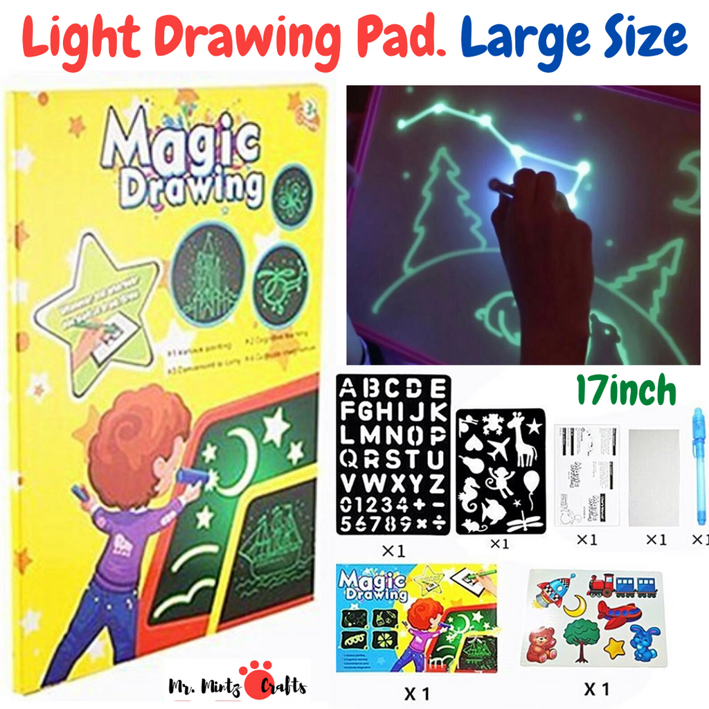 Magic light drawing board sales