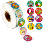 Animal Reward Stickers for Kids / 500 pcs per roll